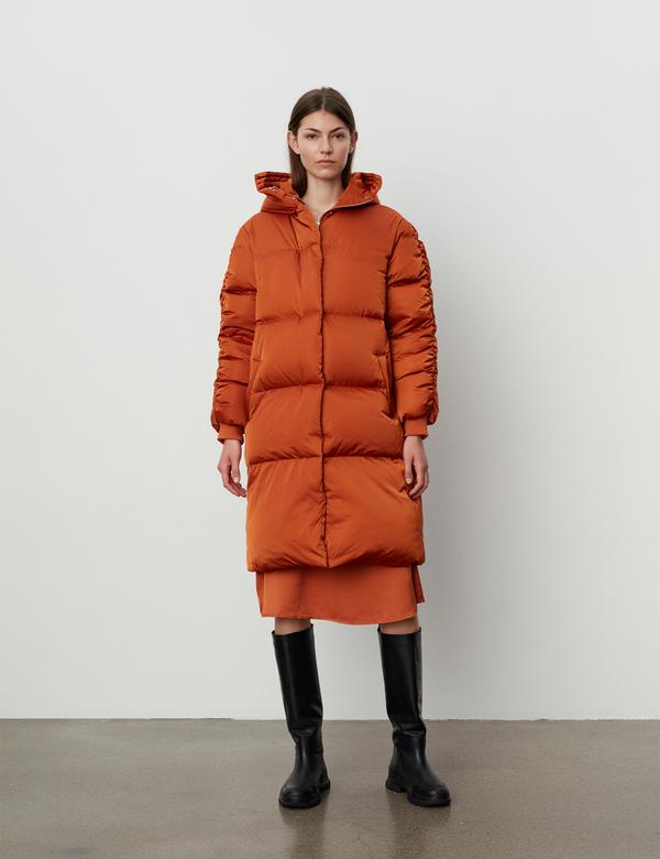 2NDDAY 2ND Puff - Winter Satin Coats 181250 Bombay Brown