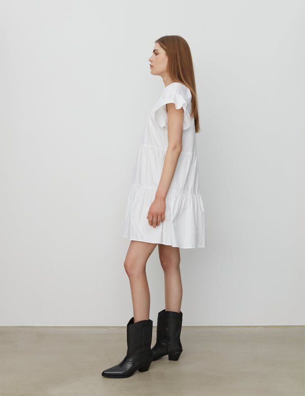 2NDDAY 2ND Loretta TT - Crispy Poplin Dress 110601 Bright White